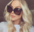 Women's Vintage Cat Eye Sunglasses Women Gradient Lens Sunglasses Glasses