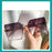 Frameless Big Square Sunglasses Women Fashion Personality Metal Chain Trendy Glasses