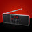 Dual speakers card mini bluetooth speaker