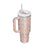 40 Oz Tumbler With Handle Straw Insulated, Stainless Steel Spill Proof Vacuum Coffee Cup Tumbler With Lid Tapered Mug Gifts For Valentine Lover Suitable For Car Gym Office Travel