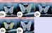 Moving Embroidery Butterfly Center Console Air Outlet Decoration Healing Series Car Accessories